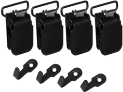 Conjunto De 4 Ganchos Metálicos Antiderrapantes Operitacx Para Tapeçarias E Mantas, Clipes De Metal Resistentes 4, 5x 2