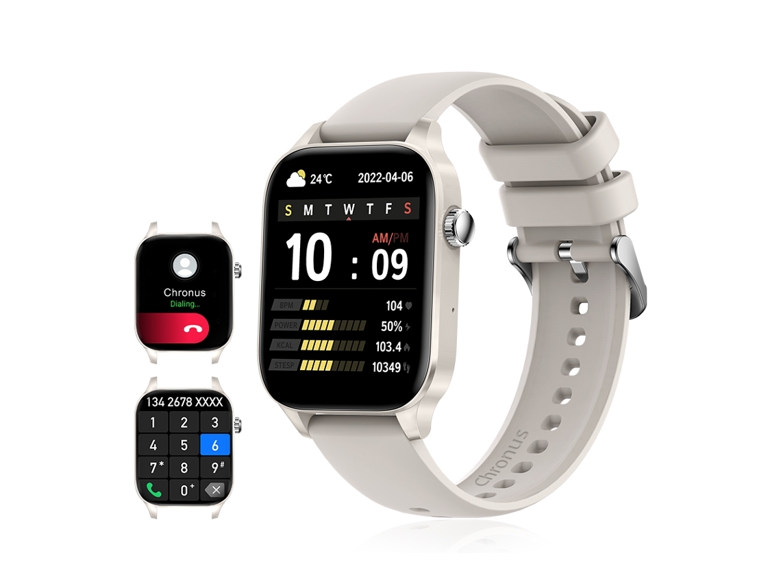 Smartwatch YEMAESRE I82 Cinza