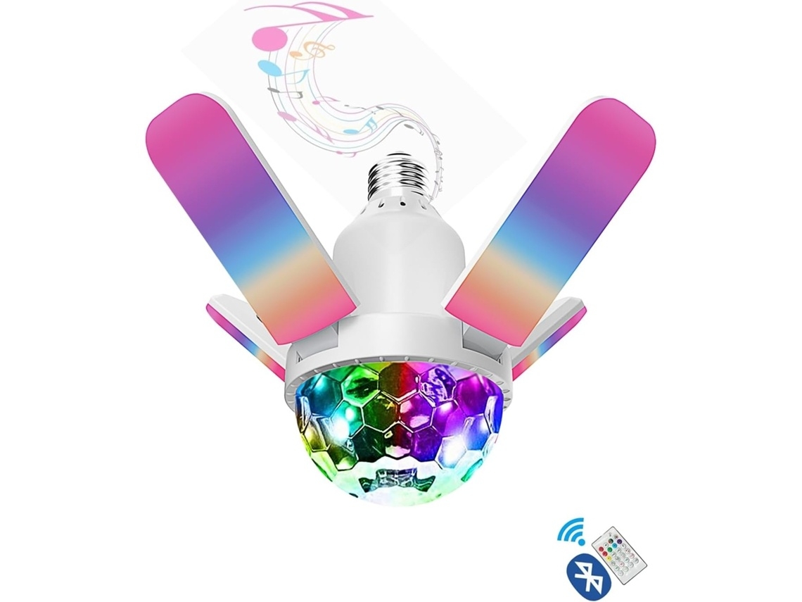 Lâmpada Bluetooth, Led, Com Comando, 50 W, 33 W, Cor Branco, Bluetooth, E27 Tressino