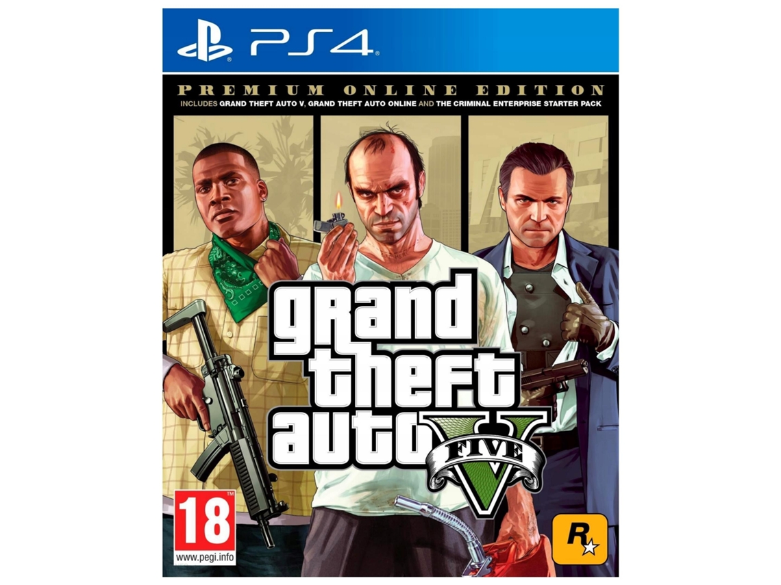 Sony Grand Theft Auto V: Premium Edition Ps4 Playstation 4 Inglês