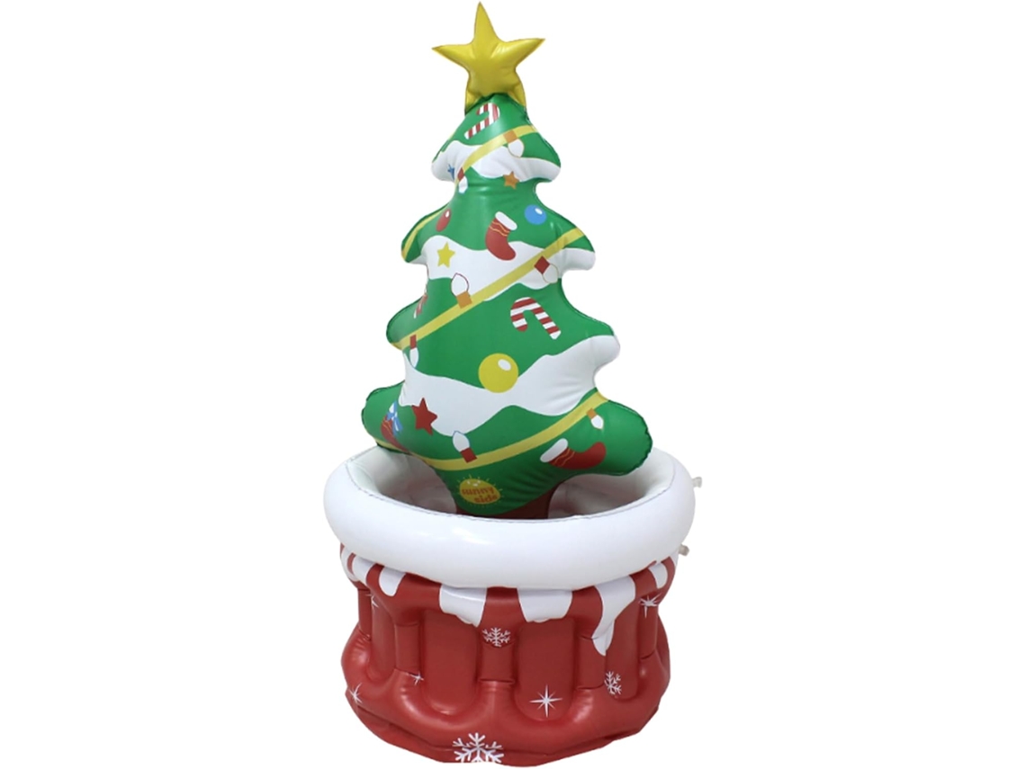 Balde De Gelo Inflável Em Formato De Árvore De Natal | Baldes Festivos Para Champanhe, Cerveja, Refr Gokoco