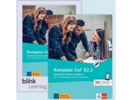 Livro Kompass DaF in Teilbanden : Kurs-und Ubungsbuch B2.2 inkl. Lizenzcode, Digit de Birgit Braun, Nadja Fügert, Friederike Jin, Klaus Mautsch, Ilse Sander, Nicole Schäfer, Daniela Schmeiser (Alemão)
