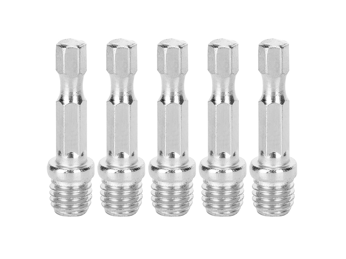 5 Peças De Vara Conector Adaptador Furadeira Furadeiras Elétricas Fio Disco De Arandela Conversão M10