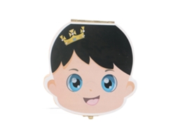 Primerox caixa de Dentes de Bebê Pintada Madeira Porta dentes Lanugo Presente Aniversário Menino Menina