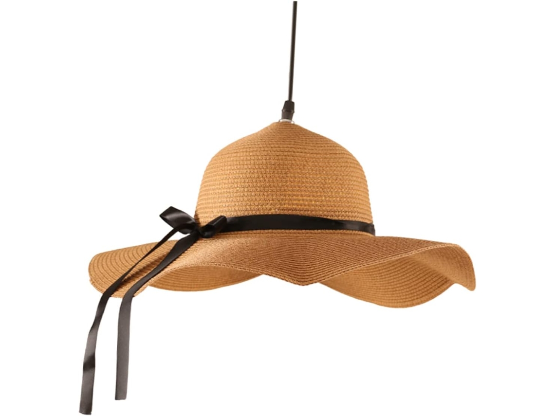 Luminária de Teto em Rattan para Sala de Estar, Estilo Instalação. SFUSHOS