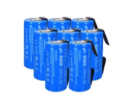 Bateria Palo 32700 Lifepo4, Capacidade De 7200mah, Tensão De 3.2v,8 Pcs Oem