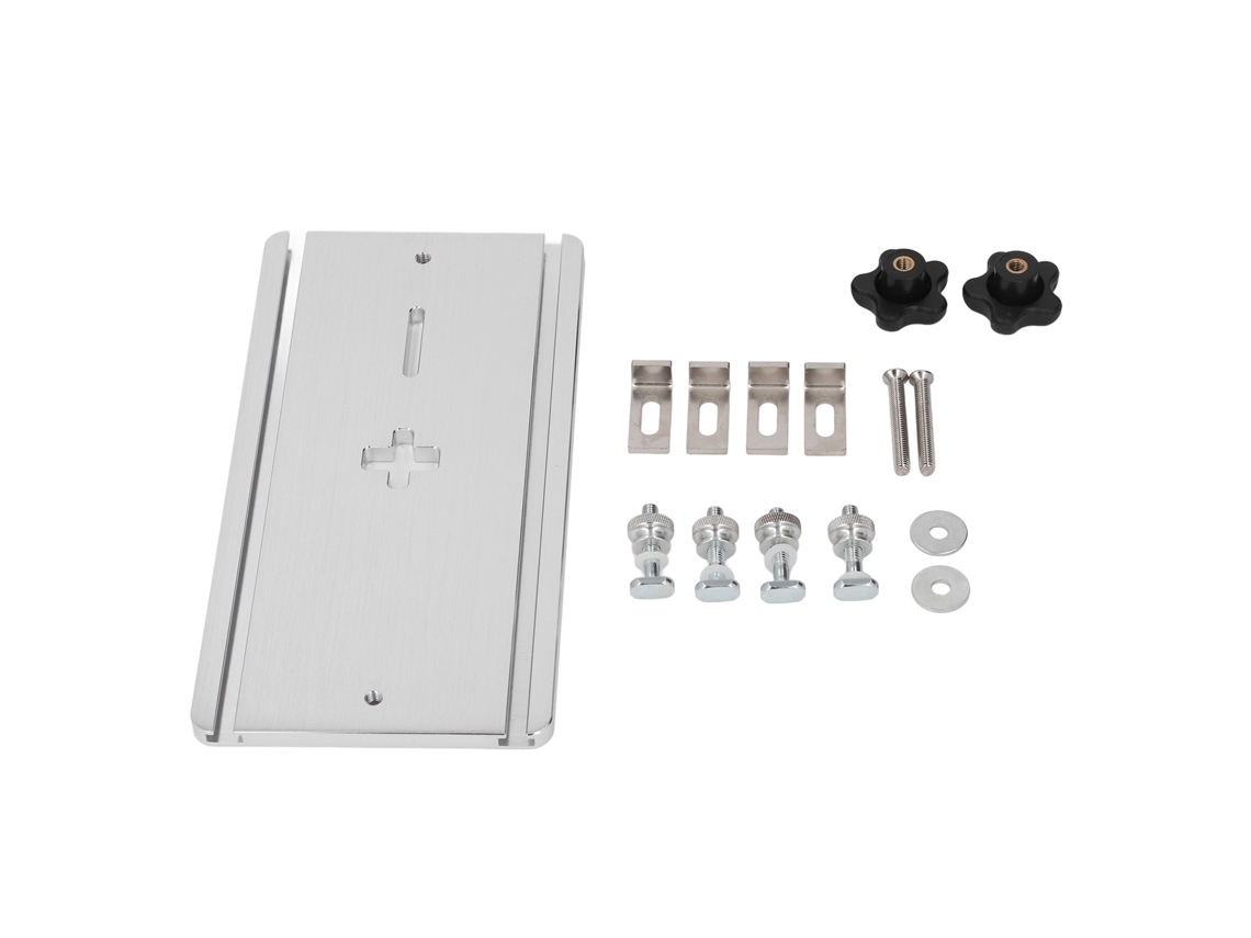 Placa De Inserção De Mesa De Roteador De Liga De Alumínio Para Serra Elétrica De Calar Flip Board
