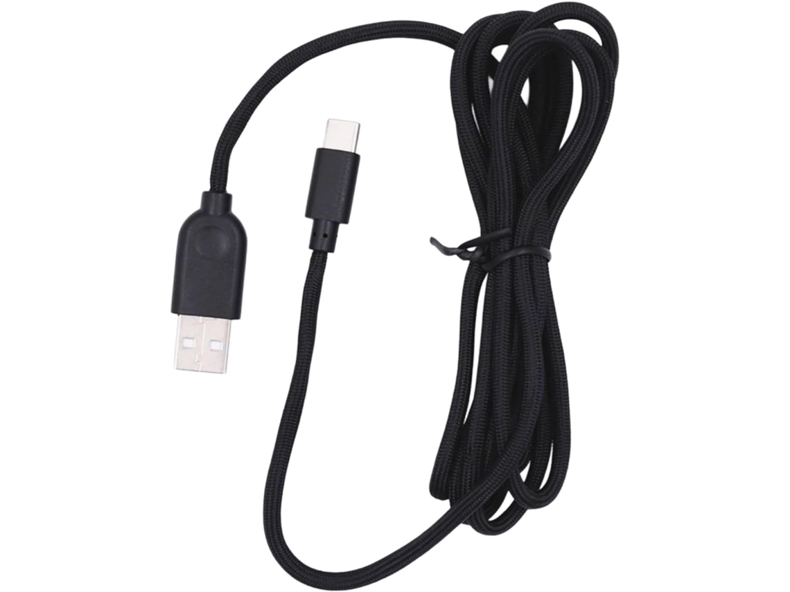 Cabo Usb-c Braidef Em Nylon, 185 Cm De Comprimento, Cabo De Dados Robusto E Flexível.