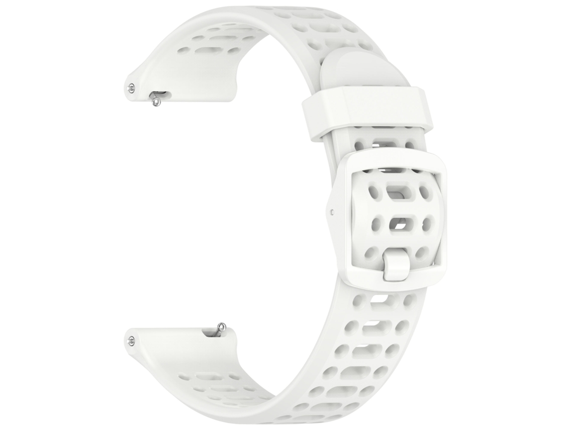 Coros Watch Pulseira de Silicone Bicolor Branco 22 Mm
