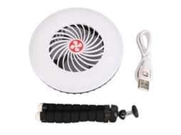 2026 lâmpada Ventilador Solar Portátil com Bateria 1200mah Luz de Tenda para Camping Trekking Apagões Furacão