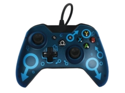 Controlador com Fio Controlador de Jogo Usb para Pc Gamepad Joystick com Xbox One/One S/One X/One Elite/Pc/Windows 7/8/10 Azul YIZHOOD