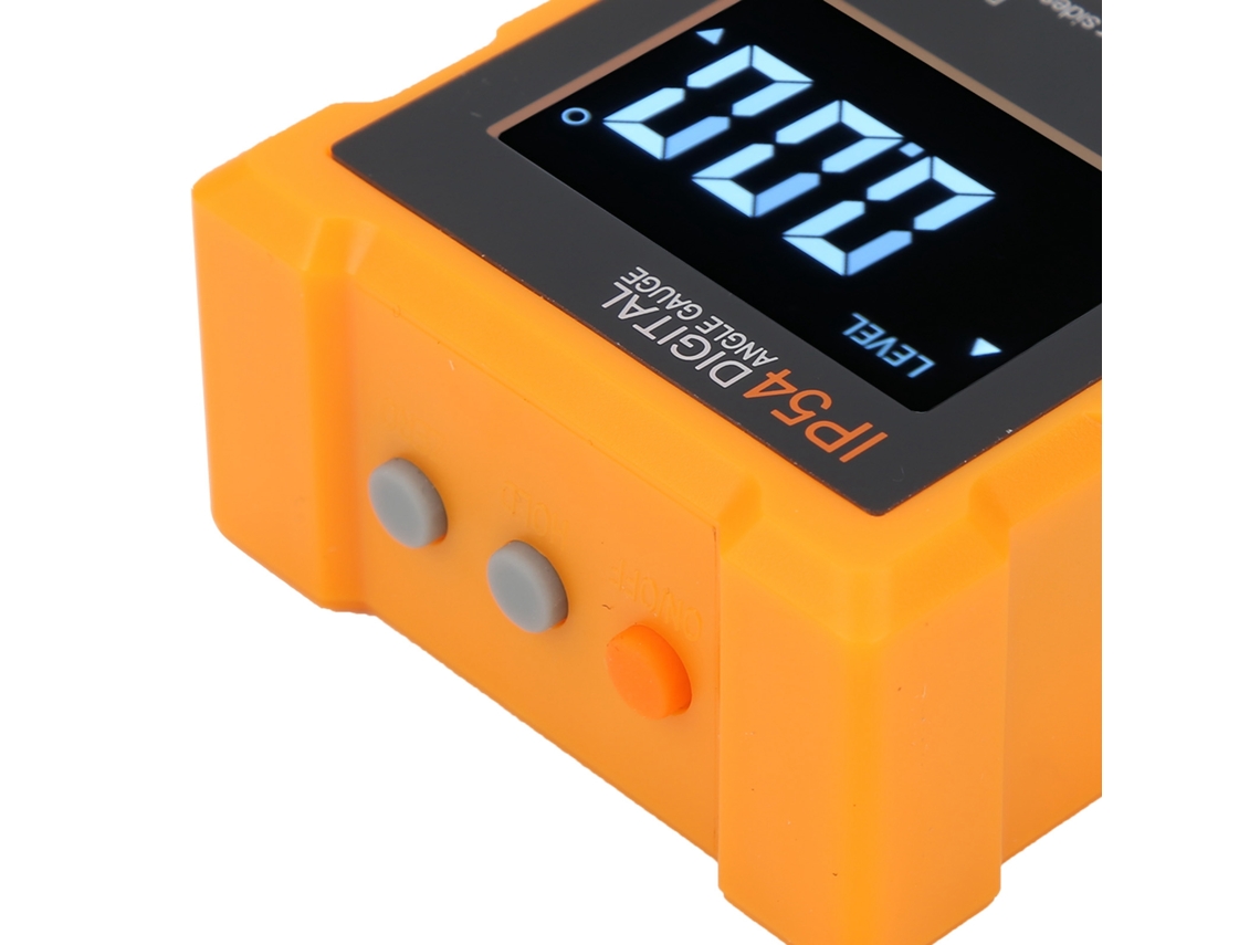 Inclinômetro Transferidor Digital Lcd Ip54 Com Ímã Para Medição Industrial Brilvibera