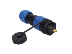 Conector De Plugue Aéreo Seguro E Durável Para Máquinas Programadas (380v 25a, 1 Pino)