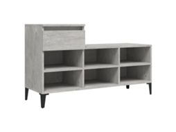 Sapateira Madeira Derivados Cinzento Cimento MAISON EXCLUSIVE (102x36x60 cm)