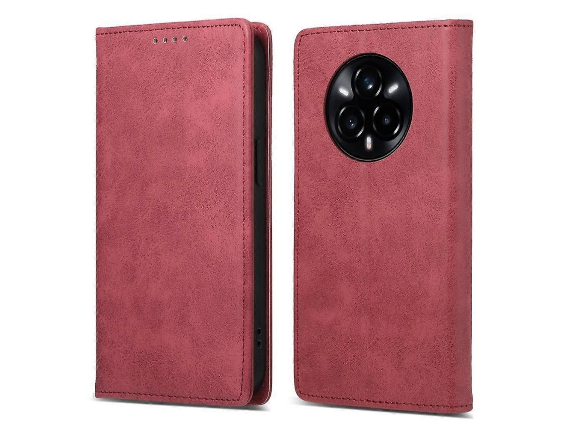 Capa De Celular De Couro Com Rfid Magnético De Cor Sólida Para Empresas