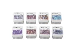 Kit De Esmalte De Unha Em Gel Com Glitter 8 Cores Com Paillettes Brilhantes Para Salão De Unhas