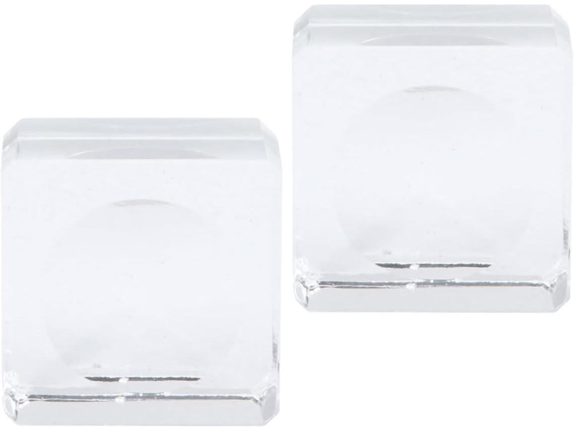 Bases De Cristal Retrô 2 Peças, Suporte Decorativo Para Exibição De Cristais Banheiro E Quarto
