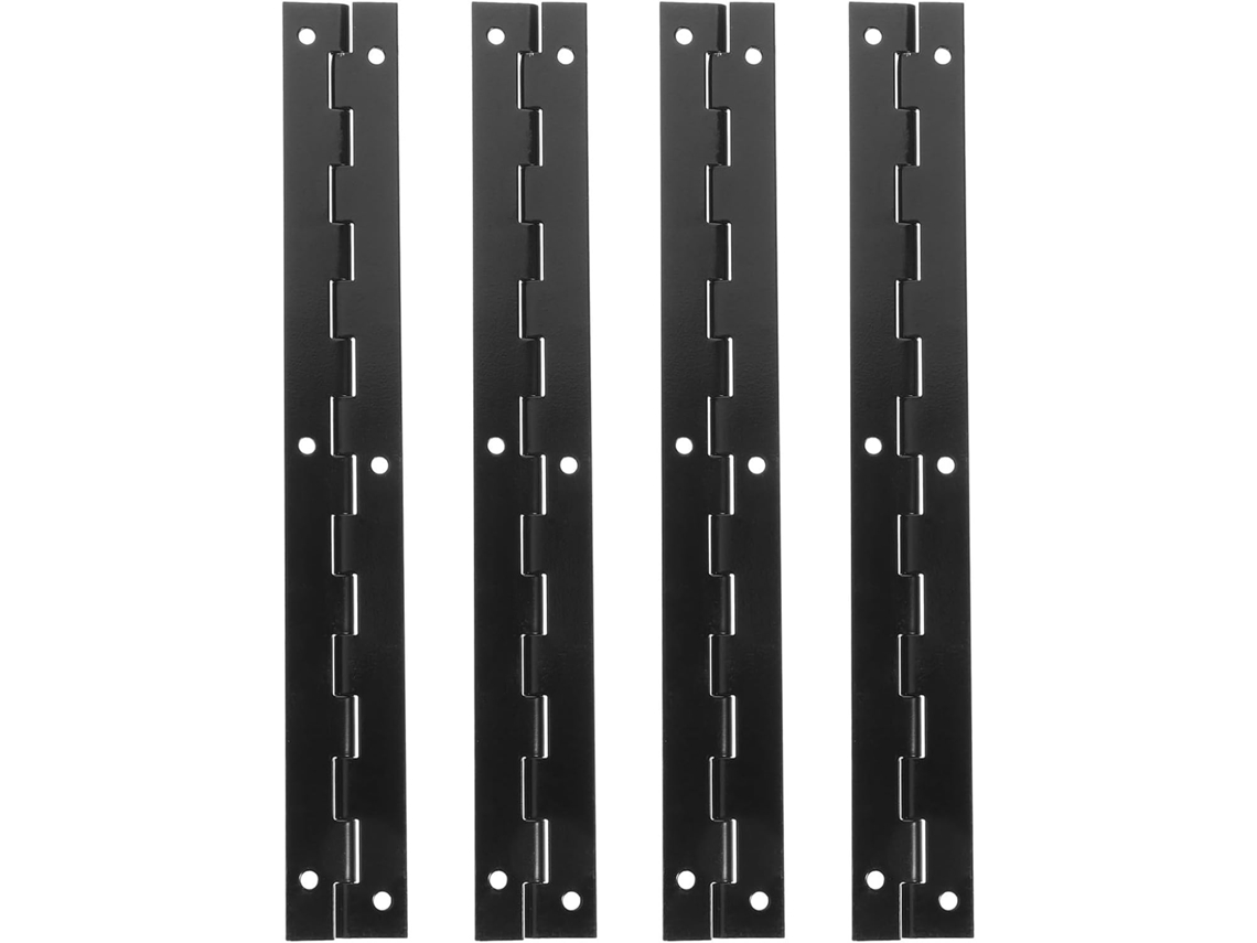 Conjunto De 4 Dobradiças Ferro Para Caixas Joias E Madeira, Com Fechamento Seguro E Fácil Instalação, Ideais Para