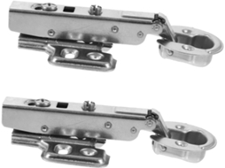 2 Dobradiças De Aço Inoxidável Com Amortecimento Para Portas Vidro,