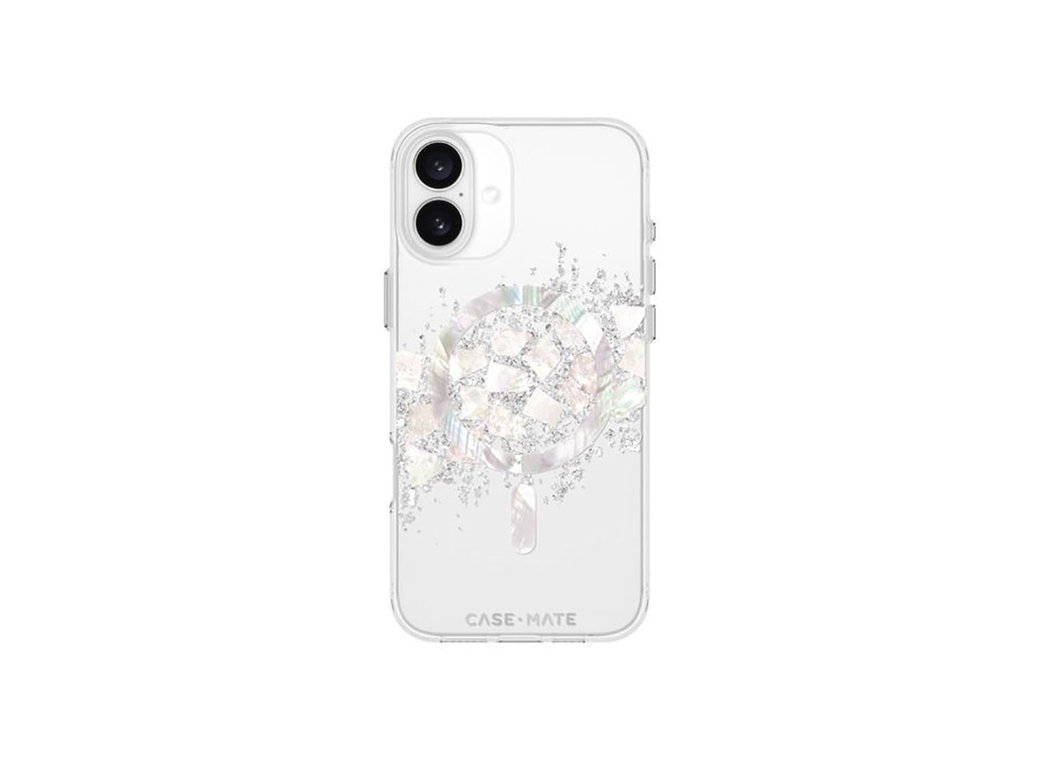 Capa Angles Reinforced Shock para iPhone 16 Plus CASE MATE Plástico Cinzento