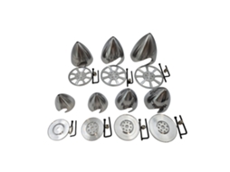 Hélice de alumínio de 70 mm/70 mm/76 mm/82 mm/89 mm/95 mm/102 mm/114 mm/127 mm para motor a gasolina DLE de aeromodelismo. MDUG
