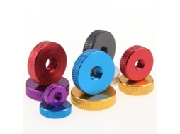 Tuercas de Pulgar Lisas Estriadas M3 M4 M5 M6 de Alumínio para Modelos Fpv Rc 10pcs M5