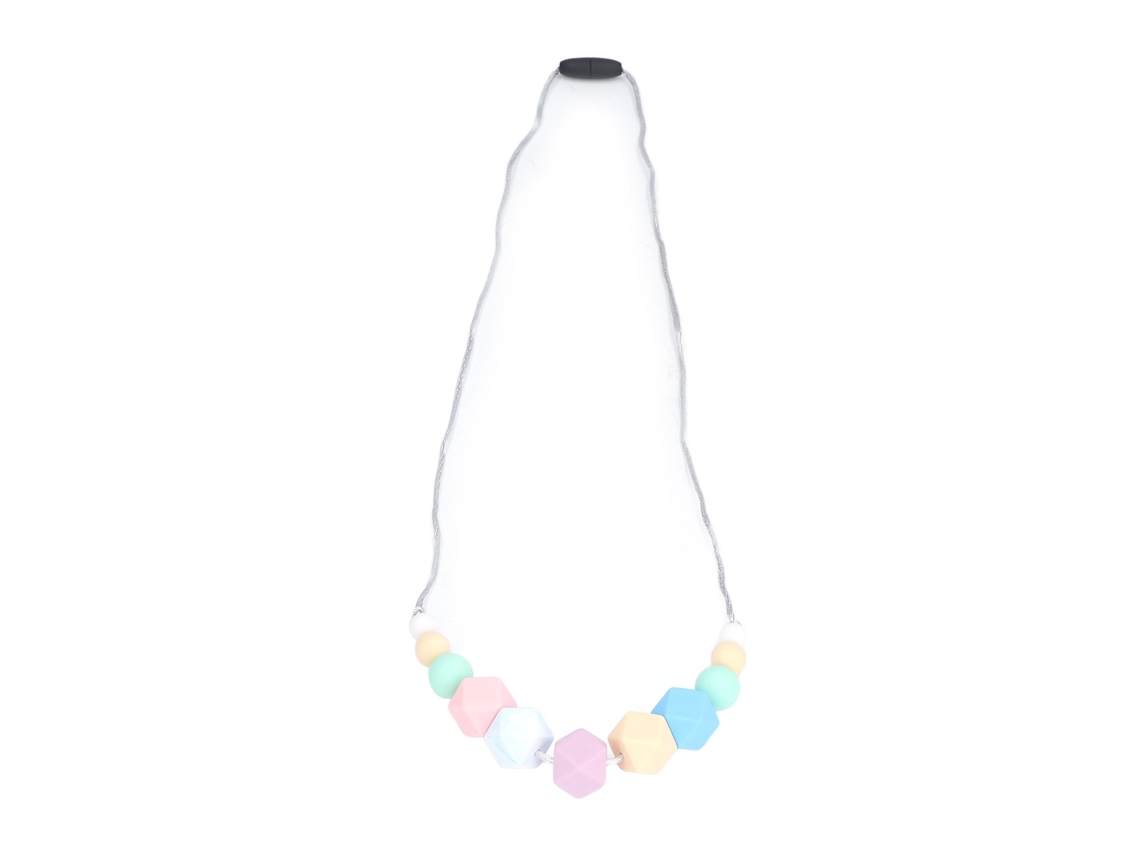 Mali collar de Silicone para Amamentação e Dentição Seguro Mastigável Sensorial para Bebê Tipo a