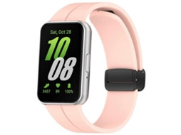 Pulseira De Silicone Com Fecho Dobrável Magnético Para Samsung Galaxy Fit 3 Sm-r390