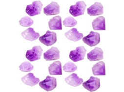 Conjunto 100g Pedras Cristal Ametista Natural Ornamento Decorativo Interiores Fragrância Luminosa Estilo Único GOKOCO