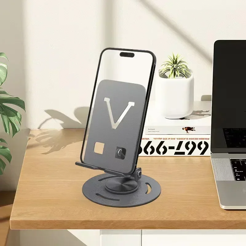 Suporte Dobrável para Celular, Flexível e Ajustável, Ideal para Pessoas Que Preferem Não Ter Muito Tempo para Se Exercitar. MDUG (cinza)
