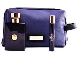 Coffret VERSACE Dylan Blue Spray 100 ml Edt + Edt Spray 10 ml + Saco Azul