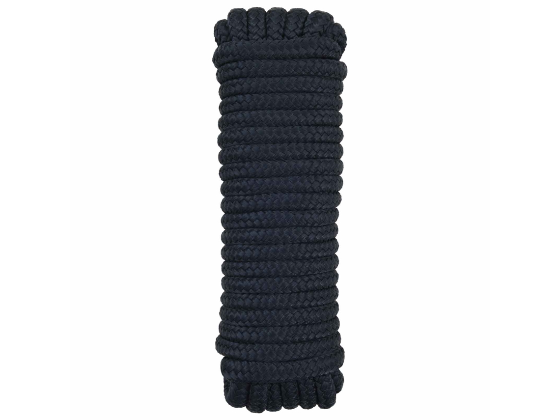Vidaxl Corda De Barco 2 Mm 12 M Azul Royal Poliéster