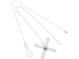 Corrente Decorativa Branca Para Ventilador De Teto (2 Peças)