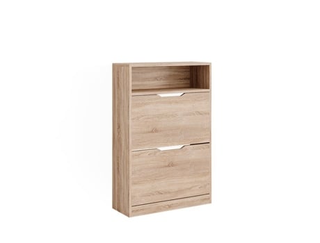 Sapateira Luca, 59x89,5cm Com 2 Compartimentos, Sonoma, Vicco