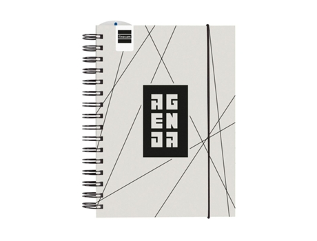 Agenda FINOCAM Mini Institute Line 2022-2023 Branco Escolar Quarto 17,3 X 22 X 2,5 Cm