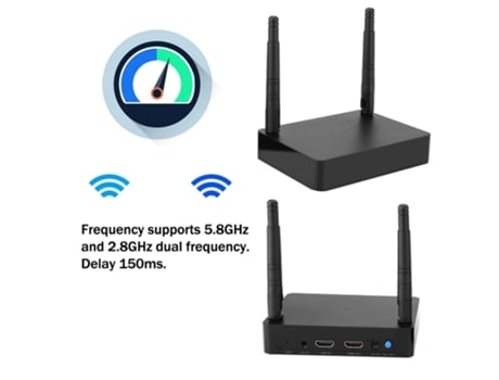 Transmissor Receptor Hdmi Sem Fios Measy Fhd676 1080p 60hz Eu 110 240v Truyuety