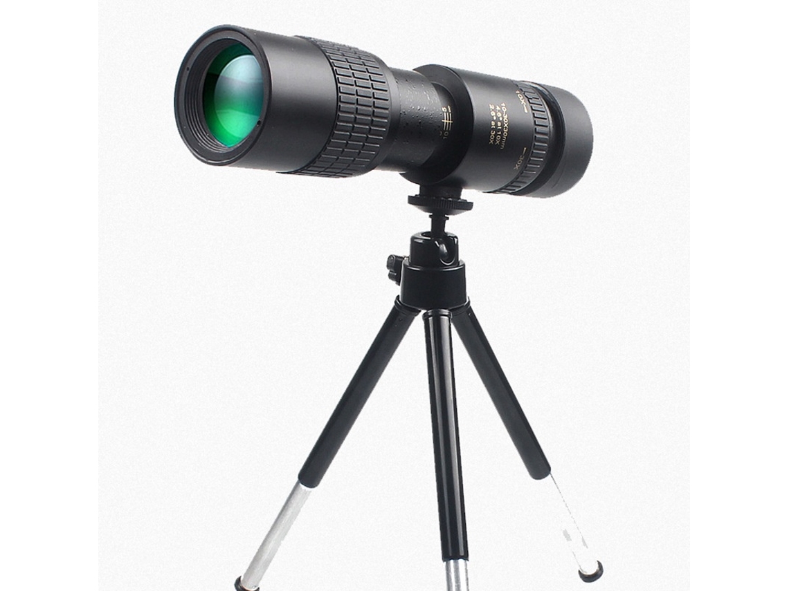 Telescópio 4k 10 300x40mm, Binóculos com Zoom Monocular, Telescópio de Bolso para Smartphone JYTGALX (preto)