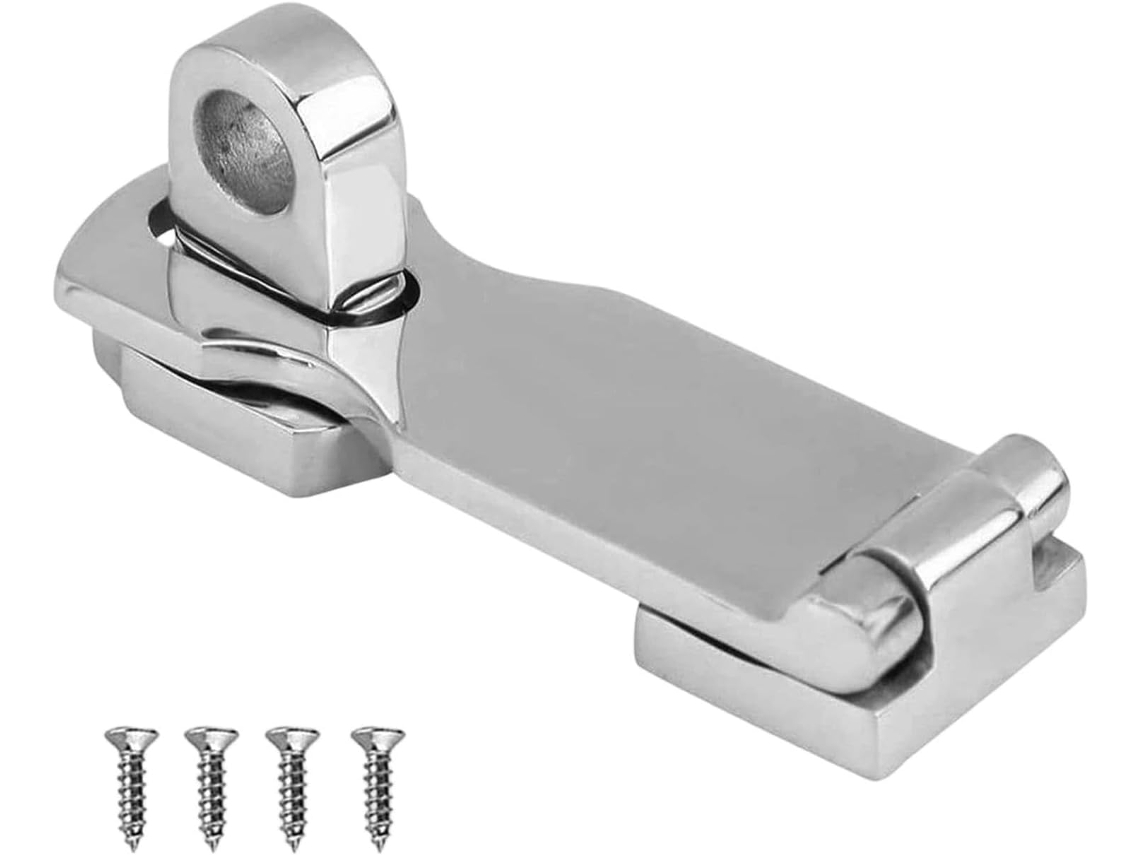 Porta-objetos para barcos em aço inoxidável com Fivela, resistente e durável.
