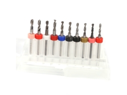 10pcs Brocas de Micro Perfuração Carbeto para Placa de Circuito Impresso Pcb Cnc 2.1mm 3.0mm