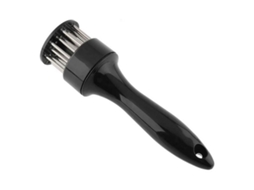 Moedor de Carne Profissional Aço Inoxidável Alta Qualidade, com Agulhas, Utensílio Cozinha Portátil, Acessórios Cozinha, Preto AQUAFORGE