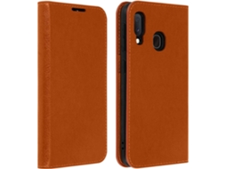 Capa Samsung Galaxy A20e Ushion Wallet Castanho