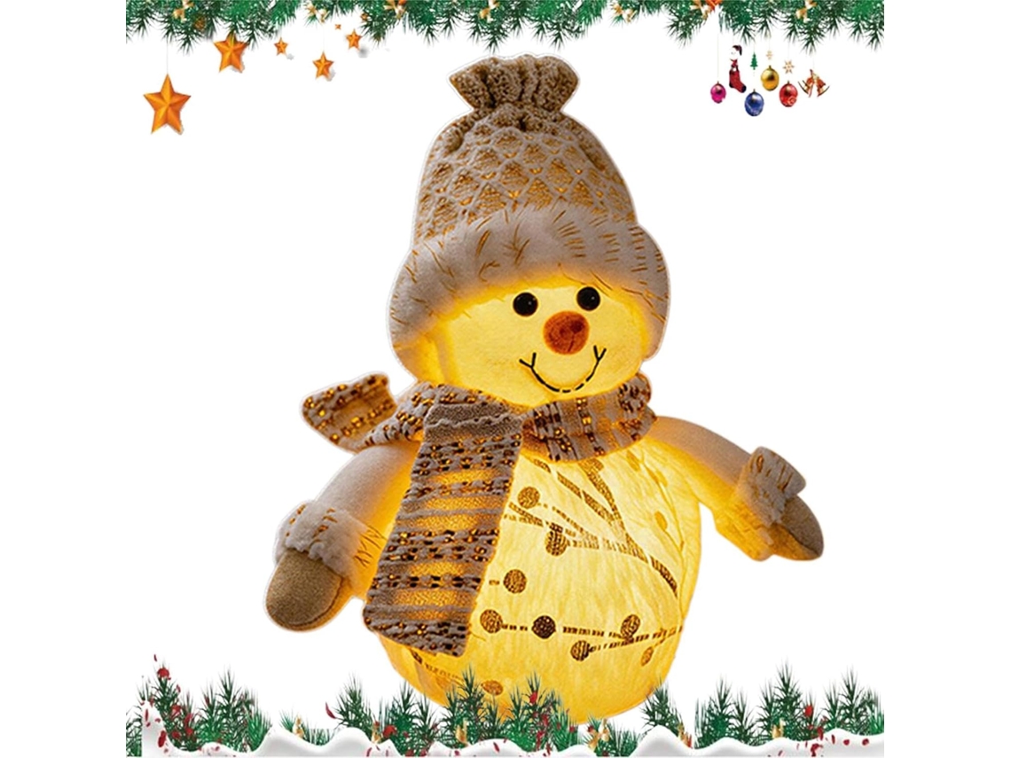 Brinquedo De Pelúcia Natalino Com Renas, Papai Noel E Bonecos Que