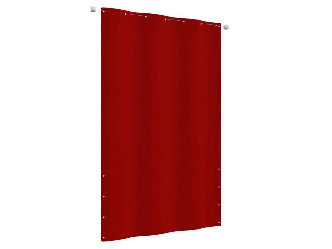 Vidaxl Tela De Varanda 140x240 Cm Tecido Oxford Vermelho