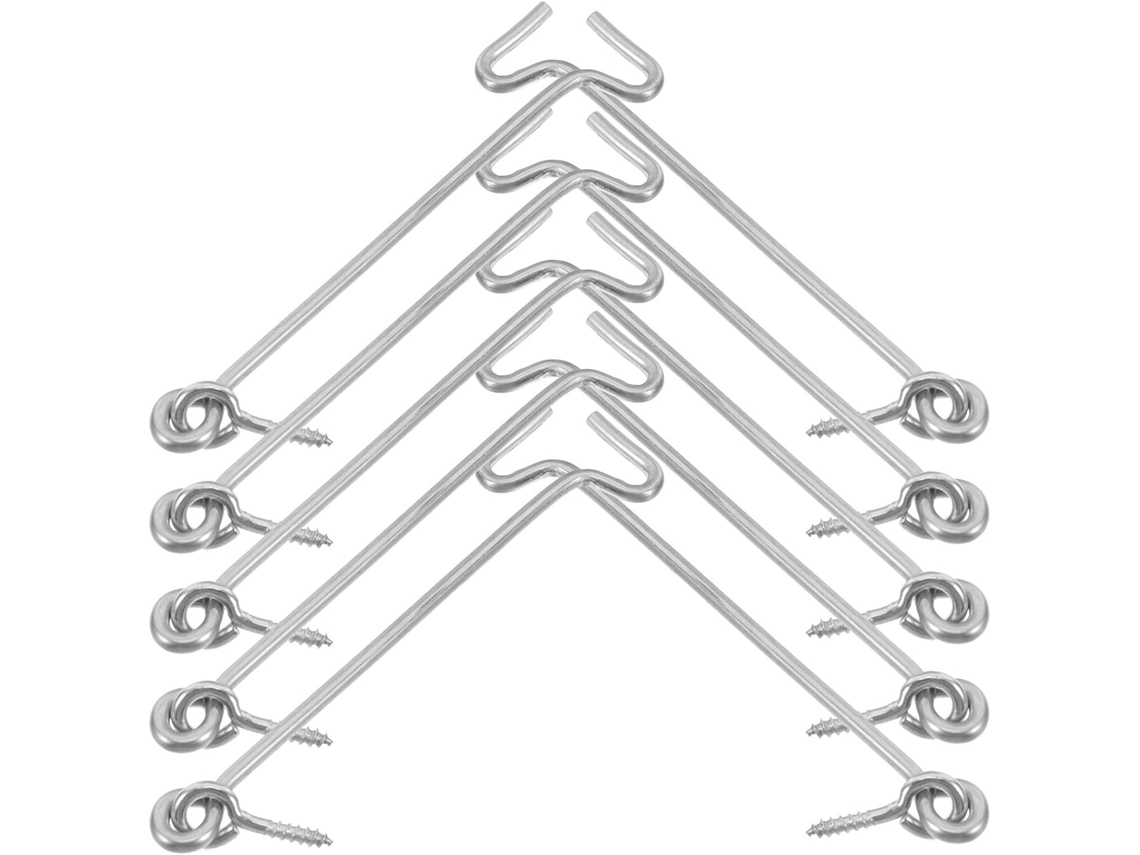 100-ganchos De Ferro Galvanizado Para Persianas Com Design Triangular, Resistentes E Estáveis, Ideais Para Segurança De