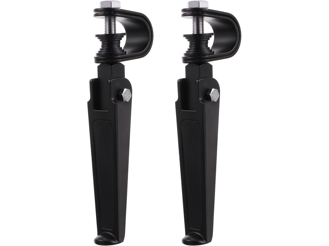 Conjunto De 2 Pedais Antiderrapantes De Alumínio - Confortáveis, Duráveis, Resistentes E Fáceis De Instalar.