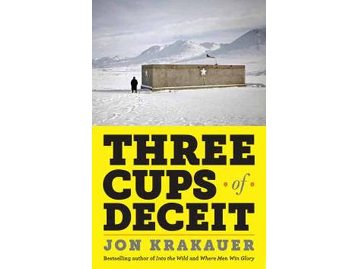 Livro Three Cups of Deceit de Jon Krakauer (Inglês)
