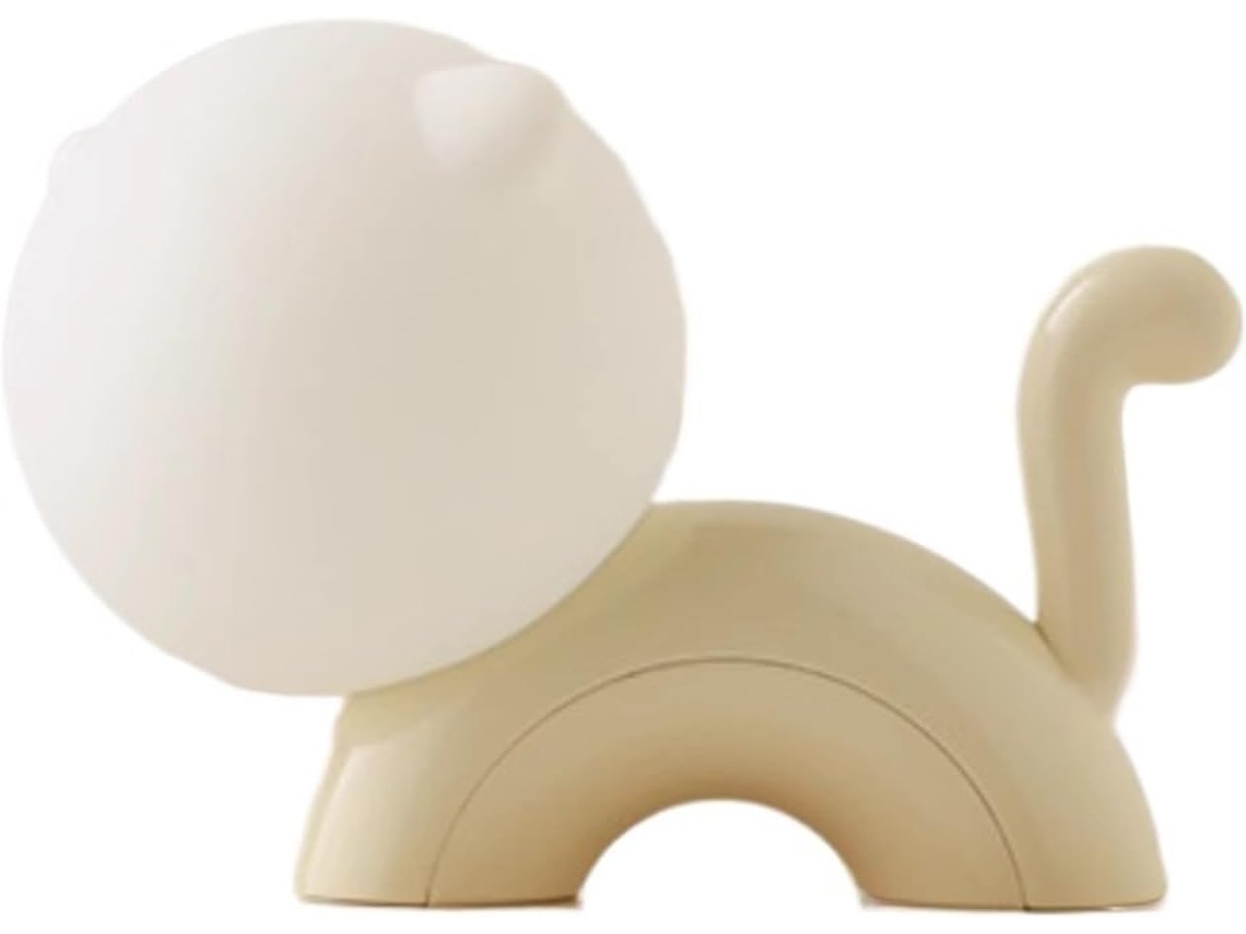 Abajur De Mesa Em Formato Gatinho, Luz Noturna Para Auxiliar No Sono, Luminária De Cabeceira, Abajur Com Desligamento
