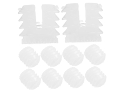 200 Peças De Cavilha Plástico Nylon Branco Com Rápida Para Montagem