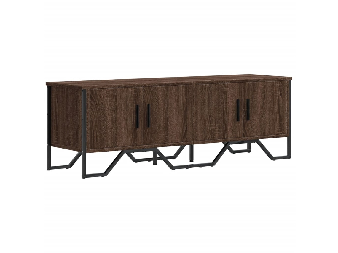 Tv Cabinet, Tv Cabinets Vidaxl Marrom Madeira Processada (n/a)