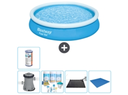Bestway Piscina Bestway Fast Set Redonda - 366x76 Cm - 6-peças S22021